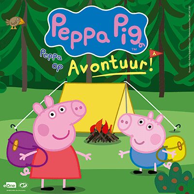 Carousel Peppa Pig Live Peppa op Avontuur vierkant credits Astley Baker Davies