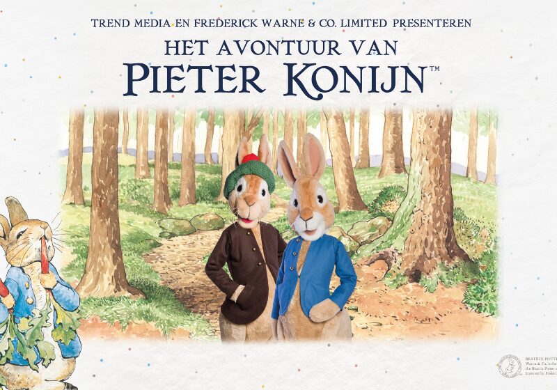 Website overzicht Het Avontuur van Pieter Konijn