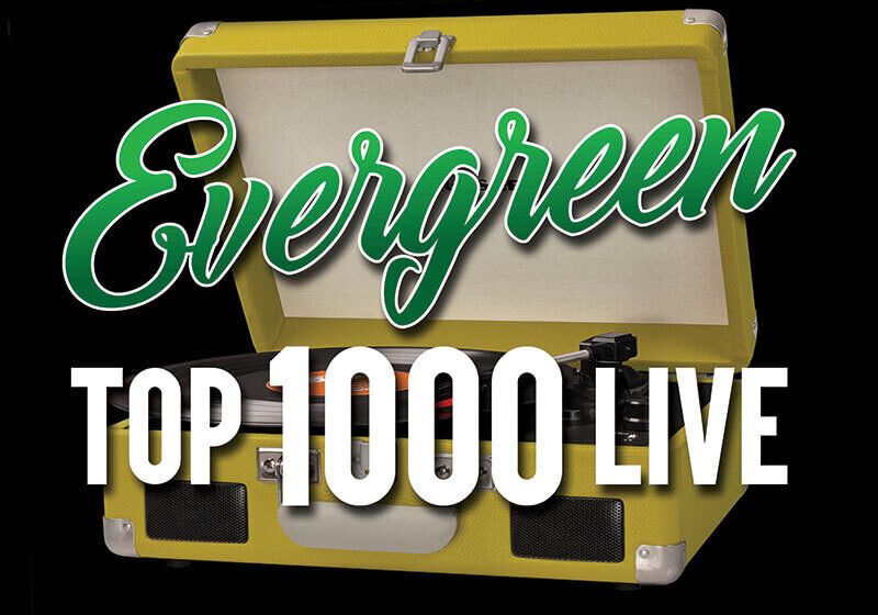Overzicht De Evergreen Top 1000 live band logo